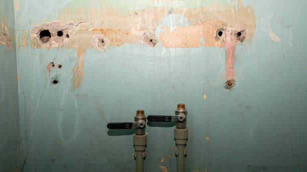 Water damage restoration process in Columbus, WI